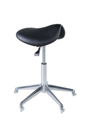 Beauty Plus Black Saddle Stool