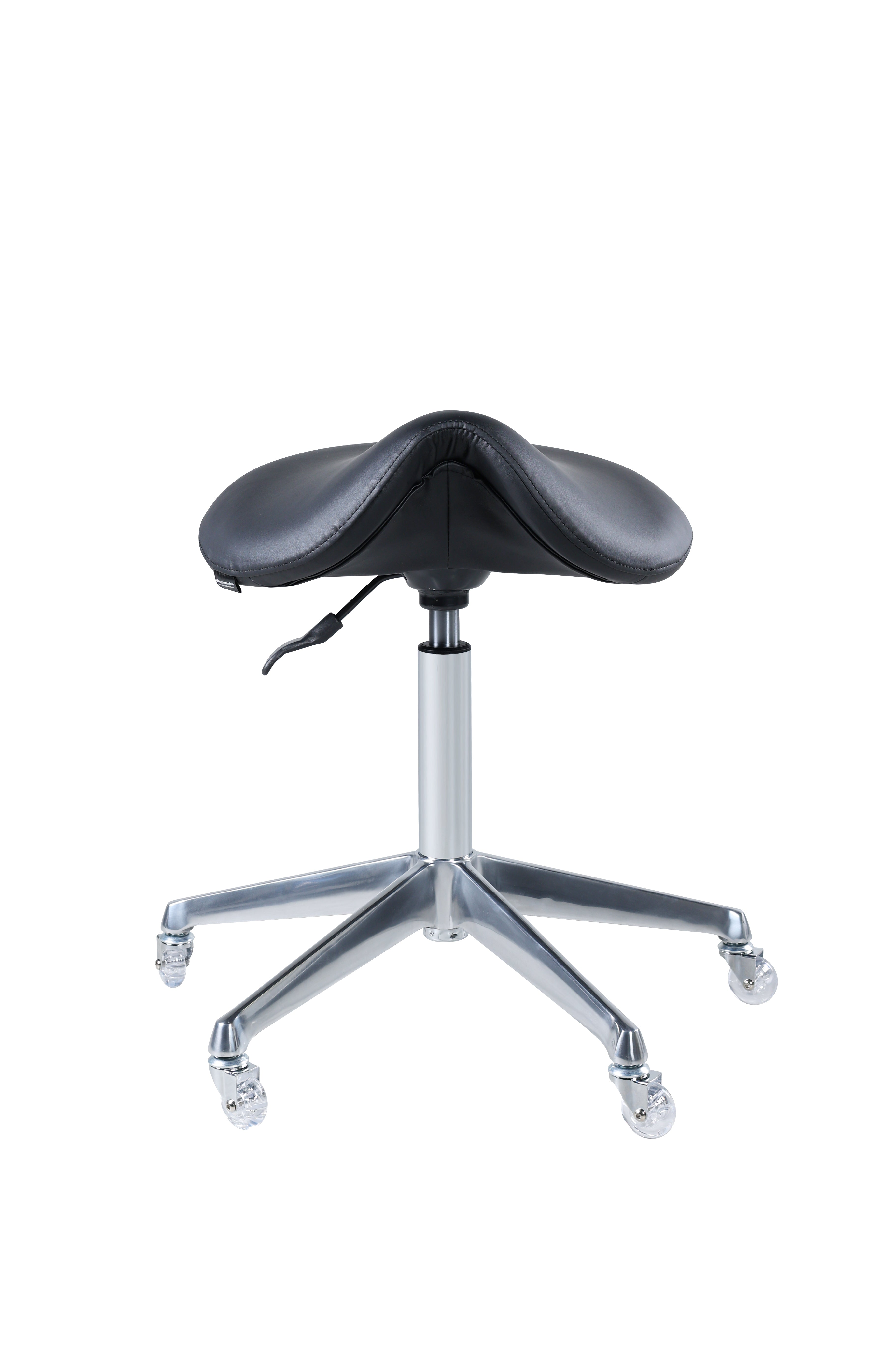 Beauty Plus Black Saddle Stool