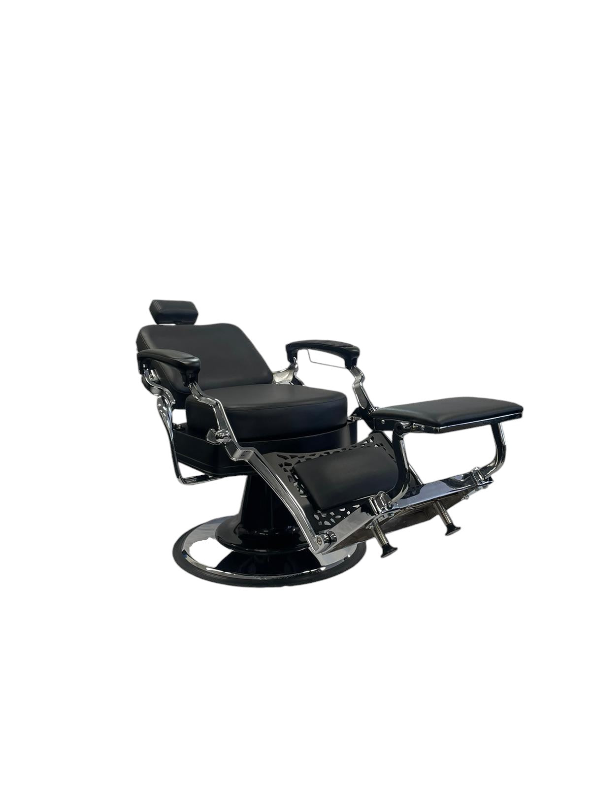 Beauty Plus Noosa Premium Barber Chair – Black/Chrome