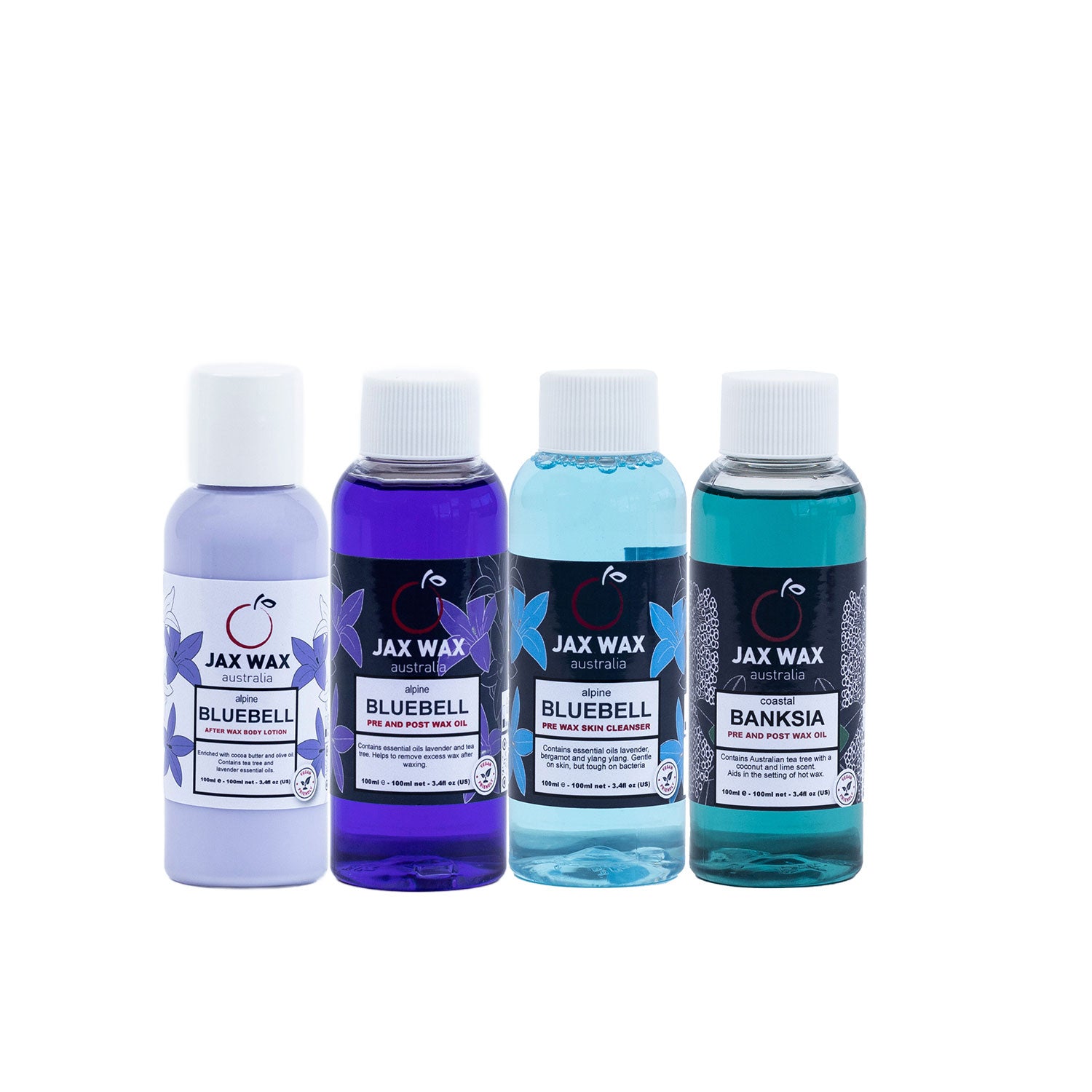 Jax Wax Australia Pre & Post Care Packs (4,5,6 Bottles)