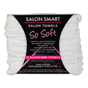 Salon Smart Microfibre Salon Towels Pack 10-White