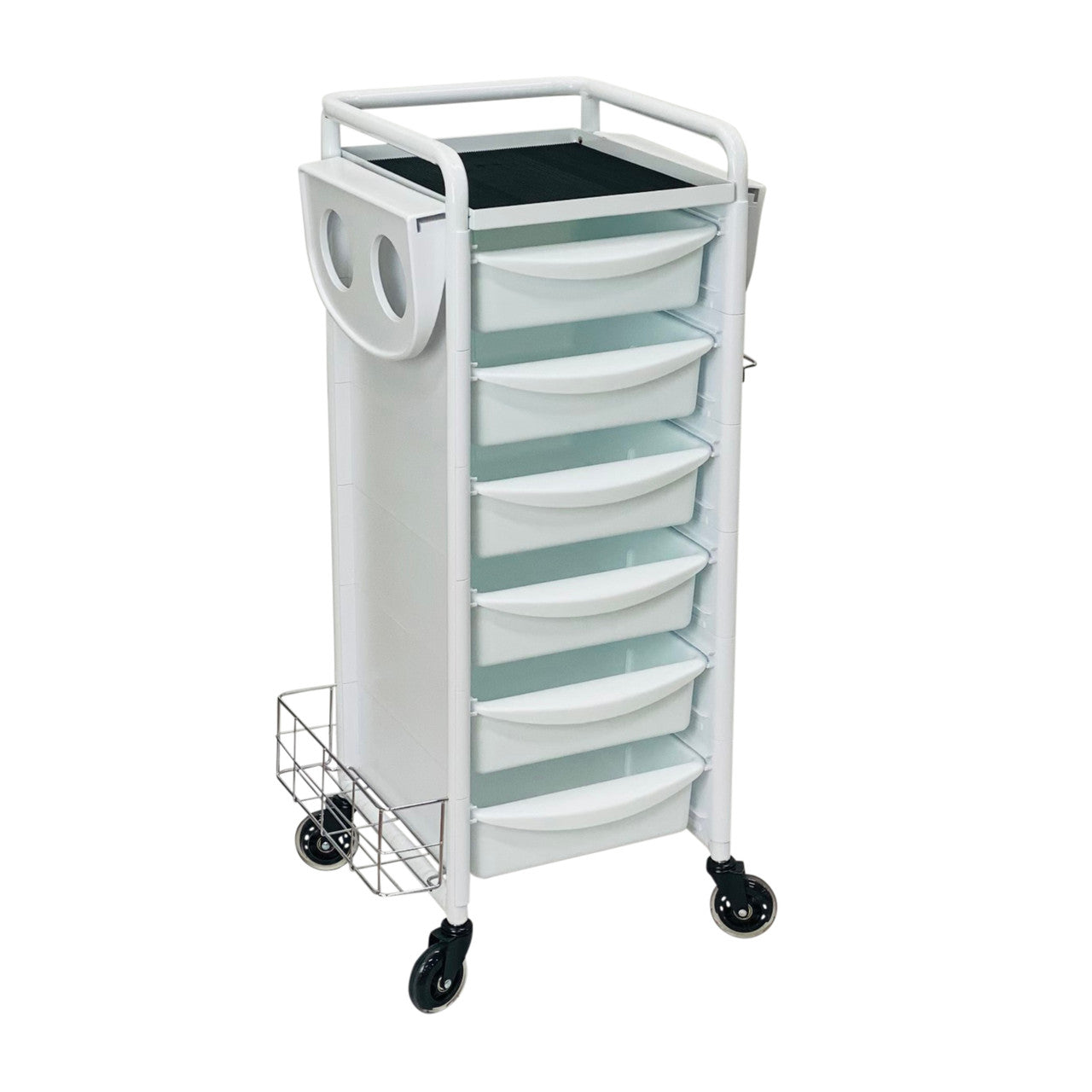 Jasper White 6 Drawer Salon Beauty Trolley