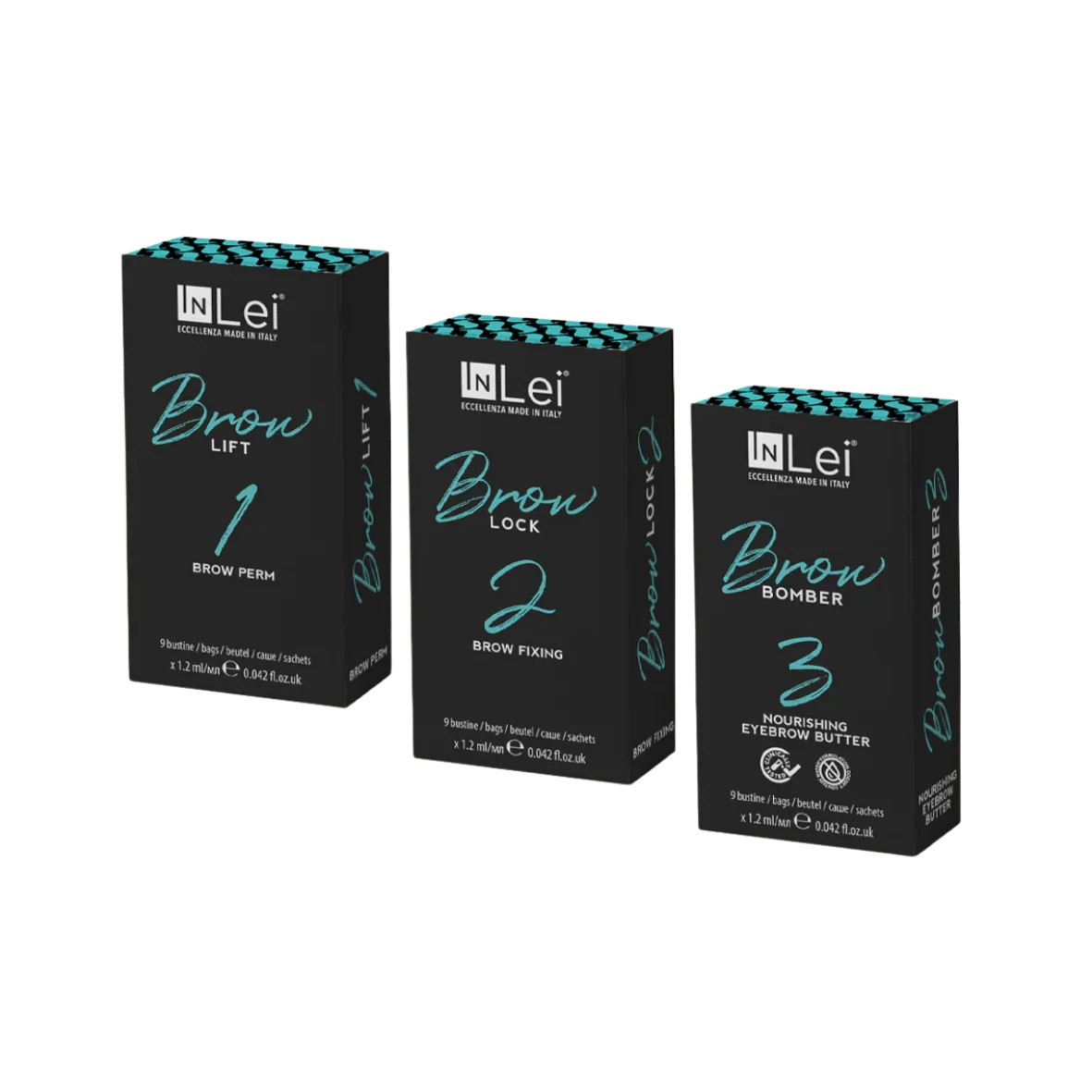Inlei® Brow Bomber Lamination Kit (sachets - 9 in a pack)