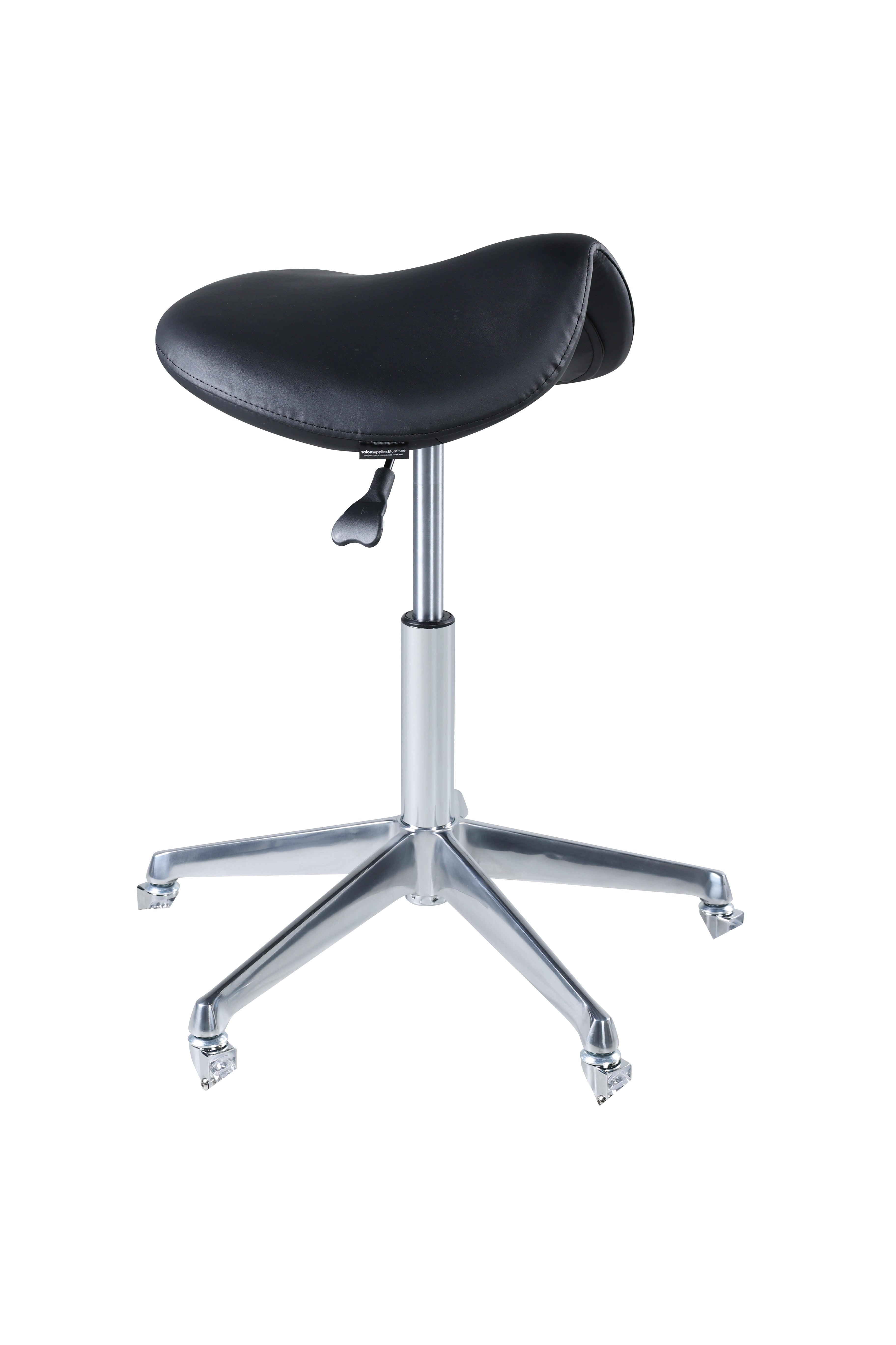 Beauty Plus Black Saddle Stool