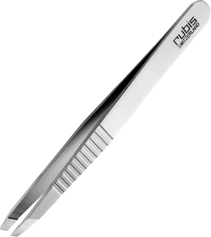 Rubis Tweezers Slant Pro Grip