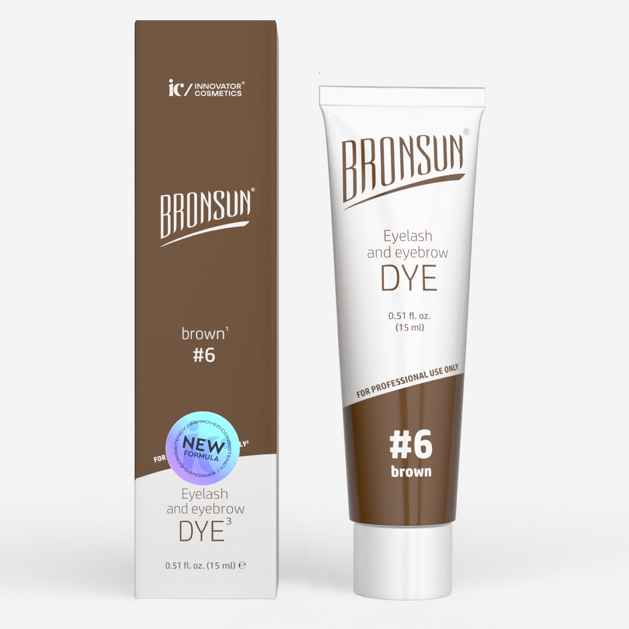 Bronsun Eyelash And Eyebrow Dye- Brown