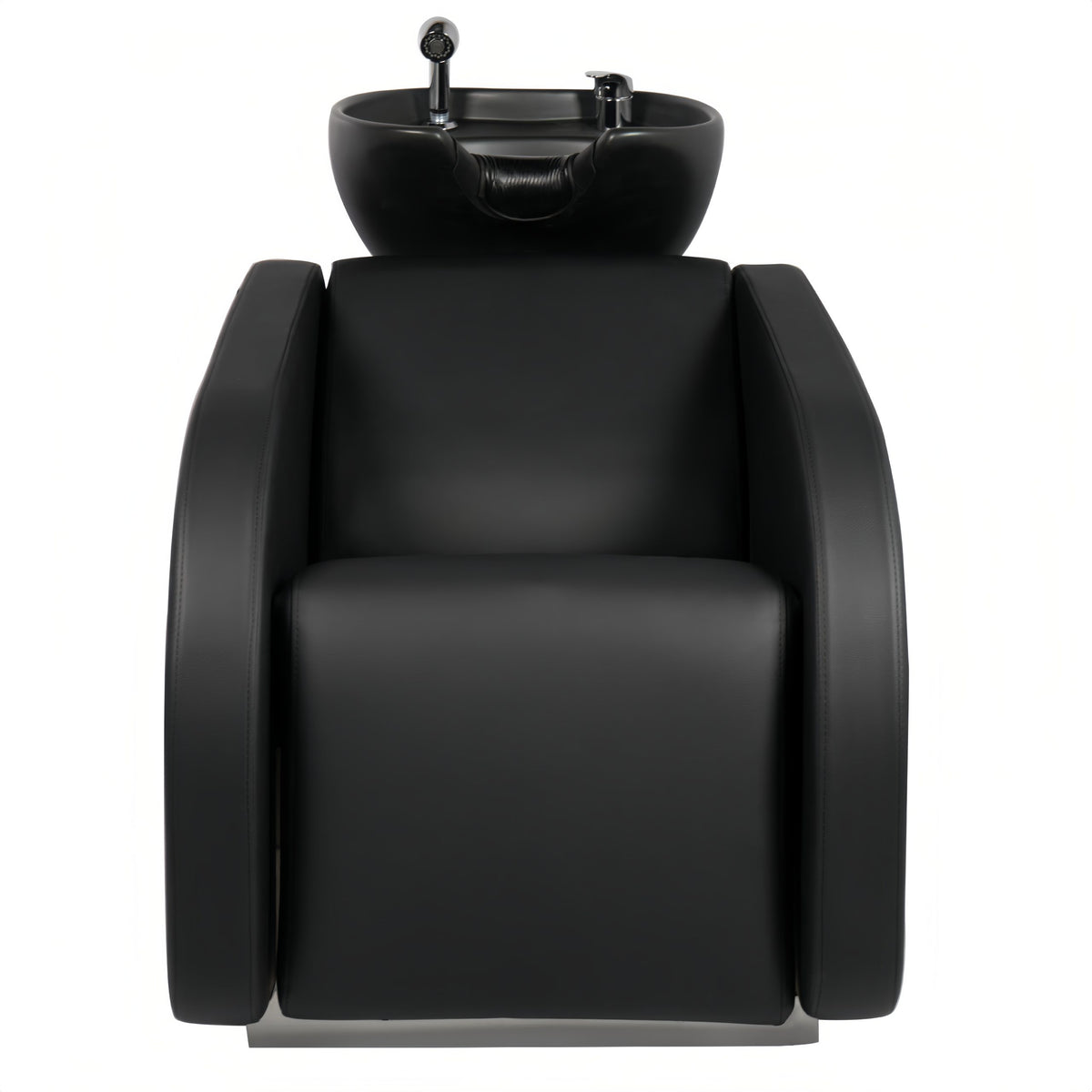 Ballarat Basin Unit with Air Massage Black with Matt Black Basin