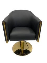 Callie Brow Chair - Black/Gold