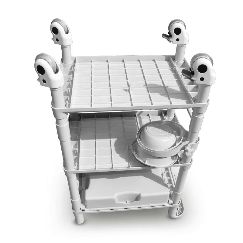 Beauty Plus Premium Wilton 3 Tier Beauty/Medical Trolley Small – 080904ST