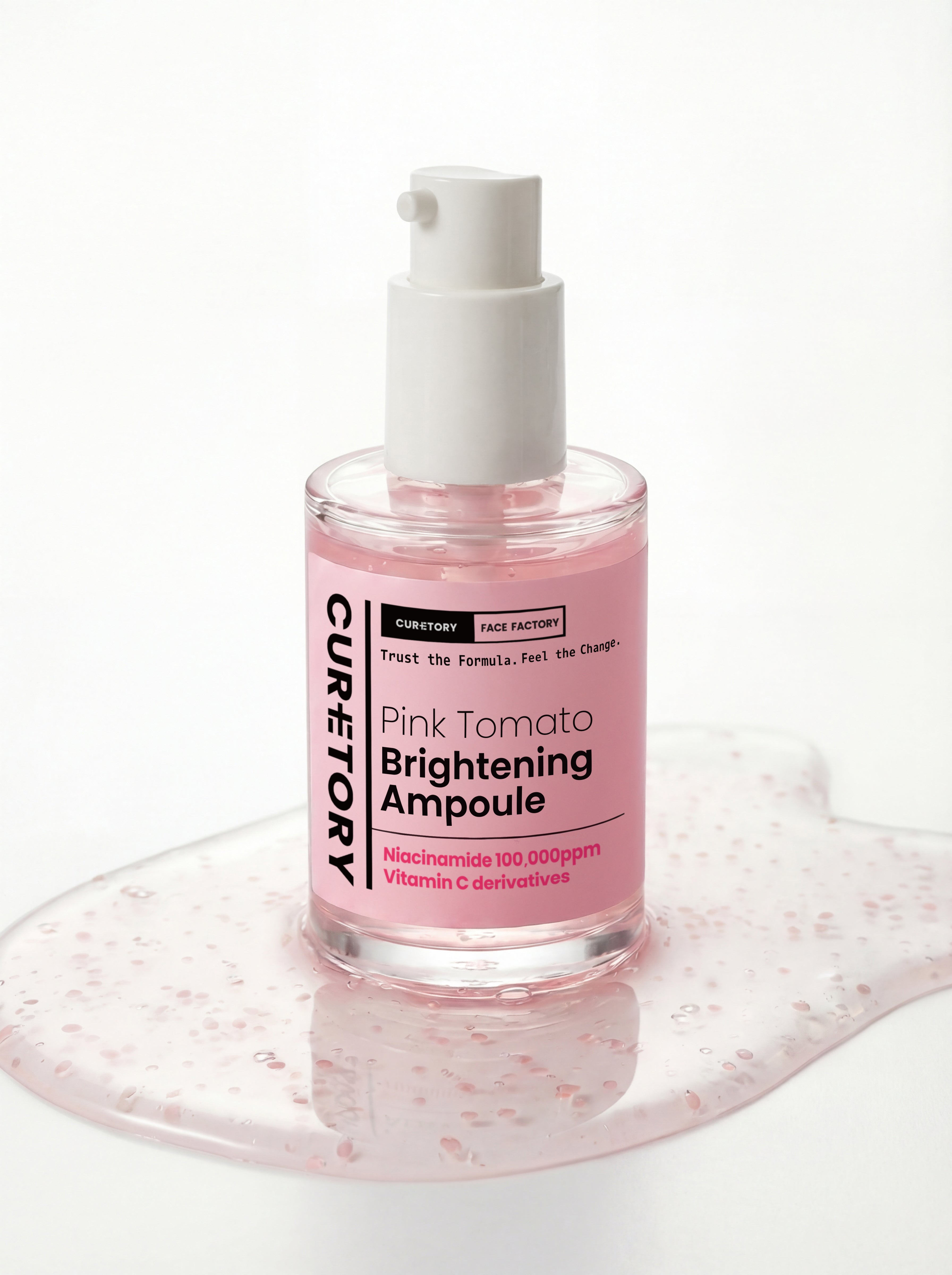 Korean Pink Tomato Brightening Ampoule (30ml)