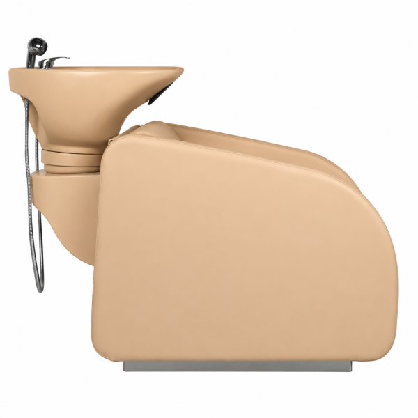 Ballarat Basin Unit with Air Massage Champagne with Matt Champagne Basin