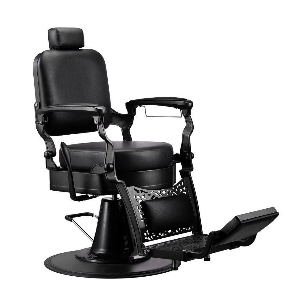 Beauty Plus Noosa Premium Barber Chair – Black/Black