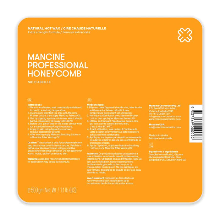 Mancine Honeycomb Hot Wax 500g