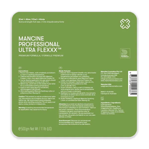 Mancine Kiwi Ultraflexxx Hot Wax 500g