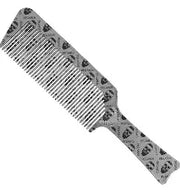 Pegasus Skulleto Barber Comb Silver
