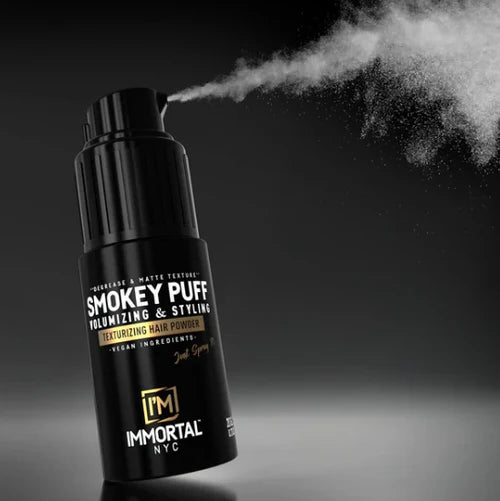Immortal Infuse NYC Smokey Puff Volumising & Styling Powder Black 20g