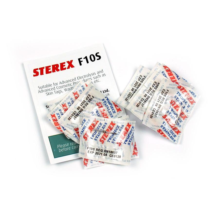 Sterex Electrolysis Needles 2 Piece F10s