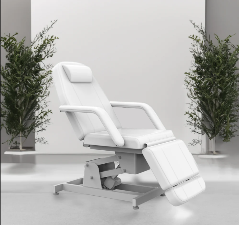 Beauty Plus Premium Hamilton Part Electric Beauty Bed – White