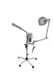 Beauty Plus Professional Compact Facial Steamer with Ozone with LED Magnifying Lamp