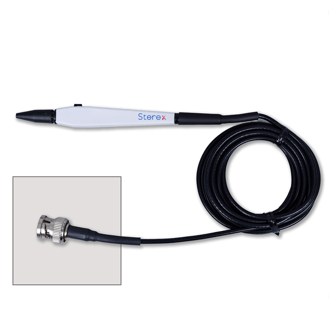 Needle Holder F Switched White Cable - BNC Connector