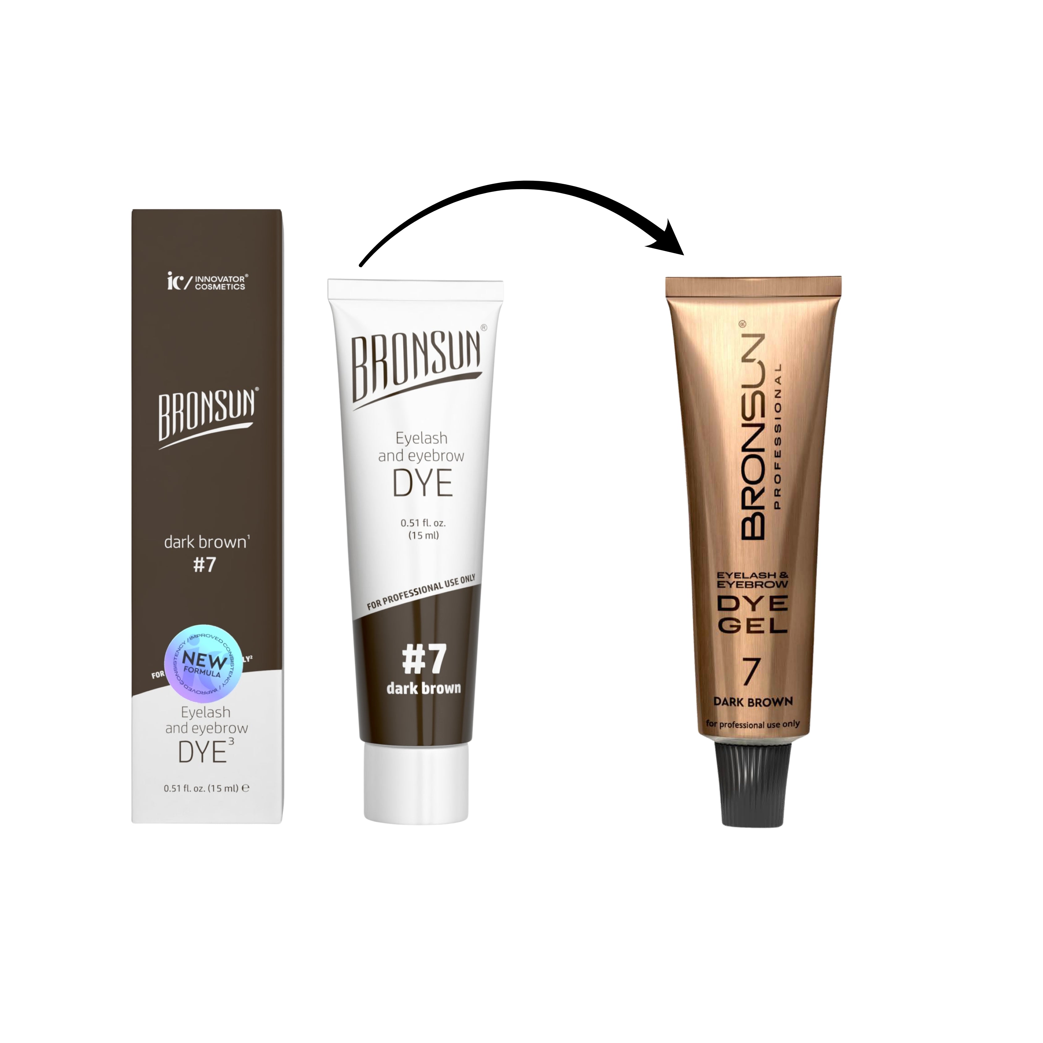 Bronsun Dark Brown Gel