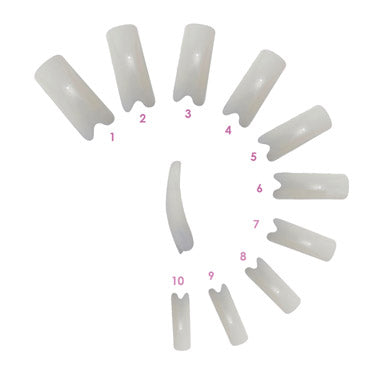 Hawley V Cut Nail tips 50 pack