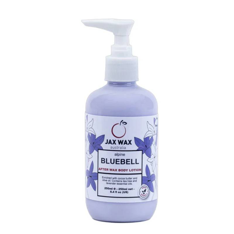 Jax Wax Australia Alpine Bluebell After Wax Body Lotion Pump 250ml