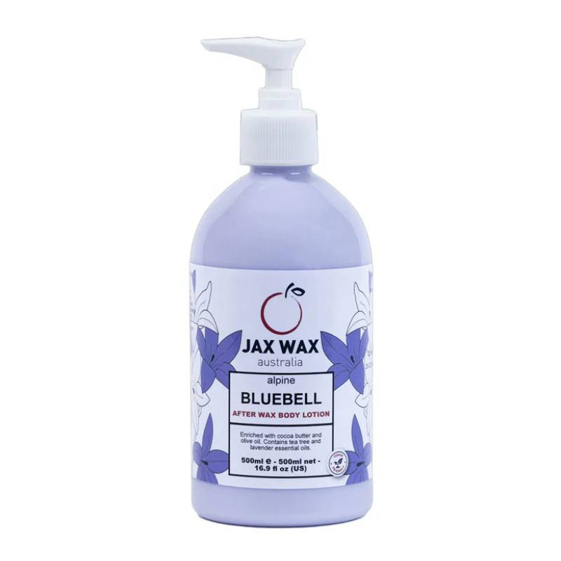 Jax Wax Australia Before Alpine Bluebell After Wax Body Lotion Pump 500ml