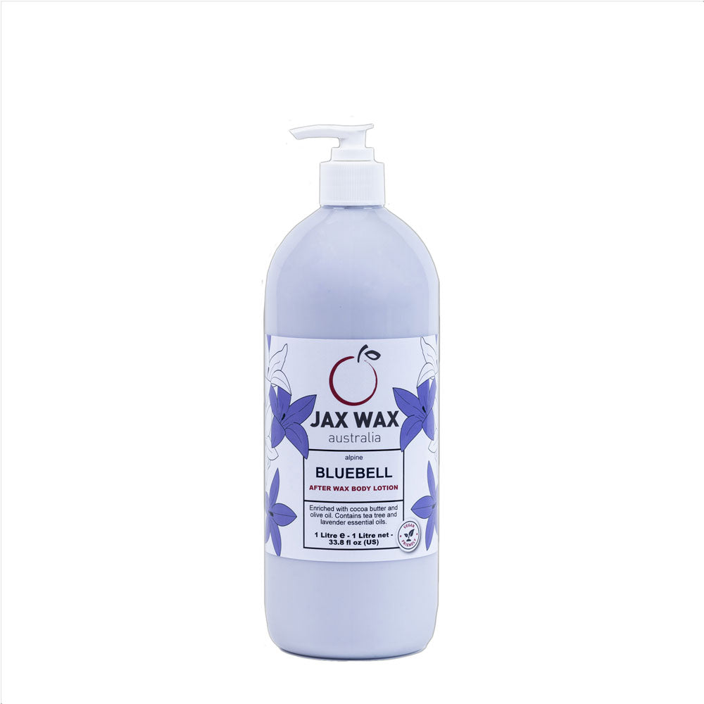 Jax Wax Australia Before Alpine Bluebell After Wax Body Lotion Pump 1l