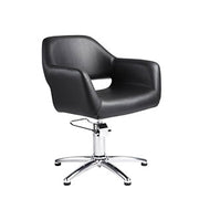 Becca Styling Chair (5 Star Base) - Black