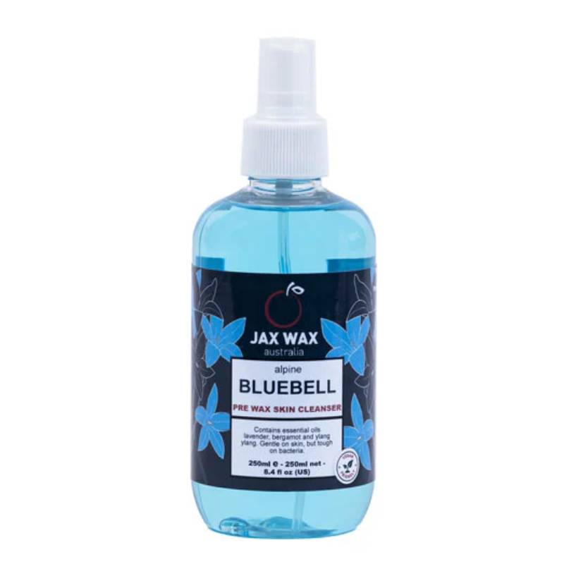 Jax Wax Australia Before & After Products Alpine Bluebell Pre Wax Cleanser Spray 250ml