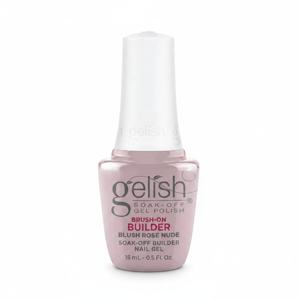 Gelish Soak Off Brush on Builder Gel 15ml- Blush Rose Nude