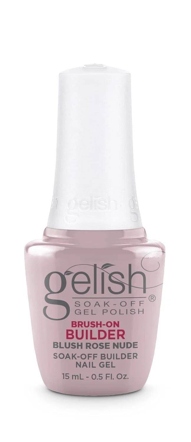 Gelish Soak Off Brush on Builder Gel 15ml- Blush Rose Nude