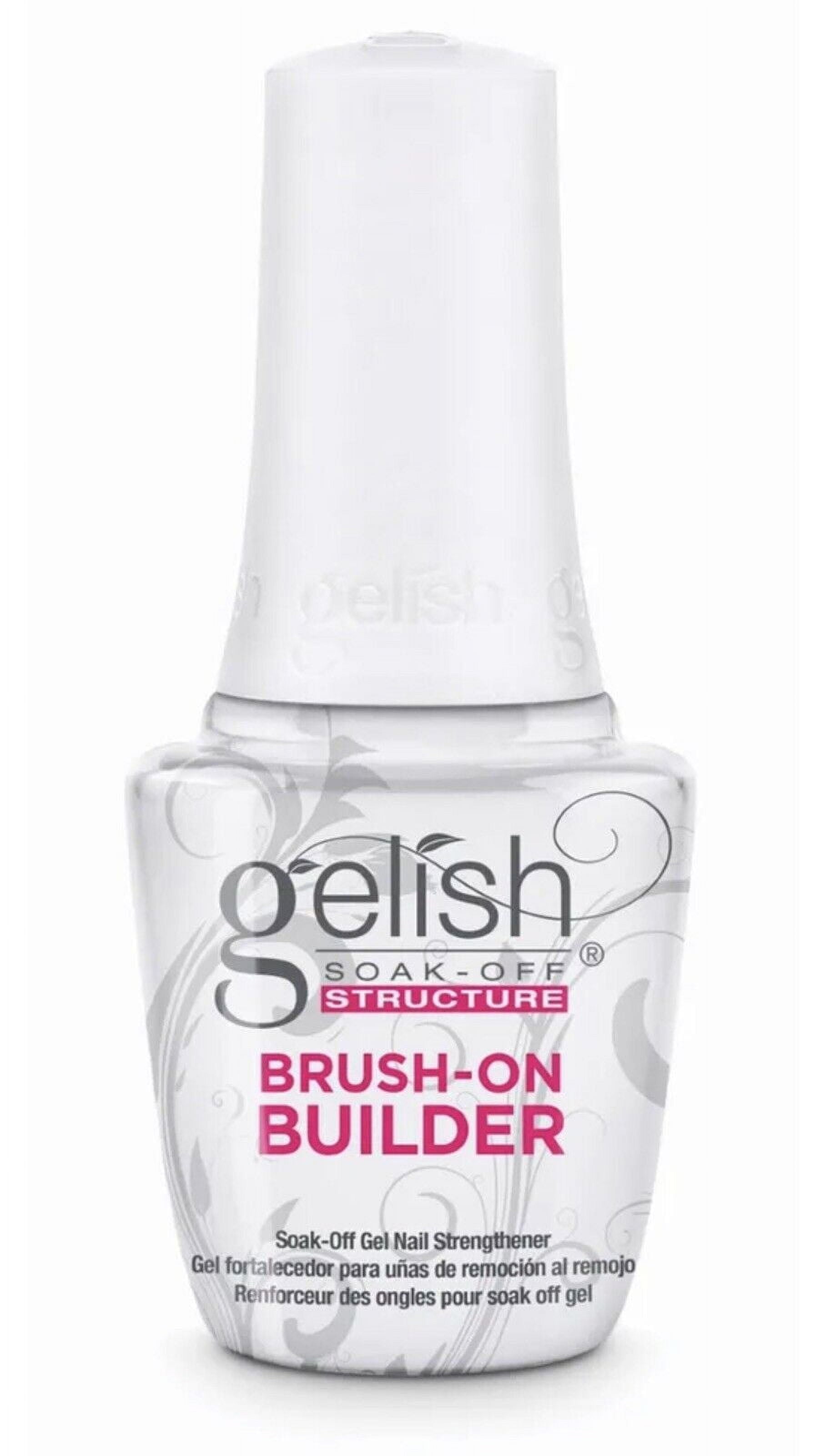 Gelish Soak Off Brush on Builder Gel 15ml- Clear