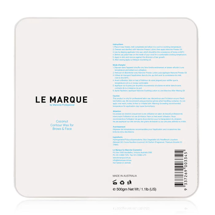 Mancine le Marque Coconut Contour Wax 500g