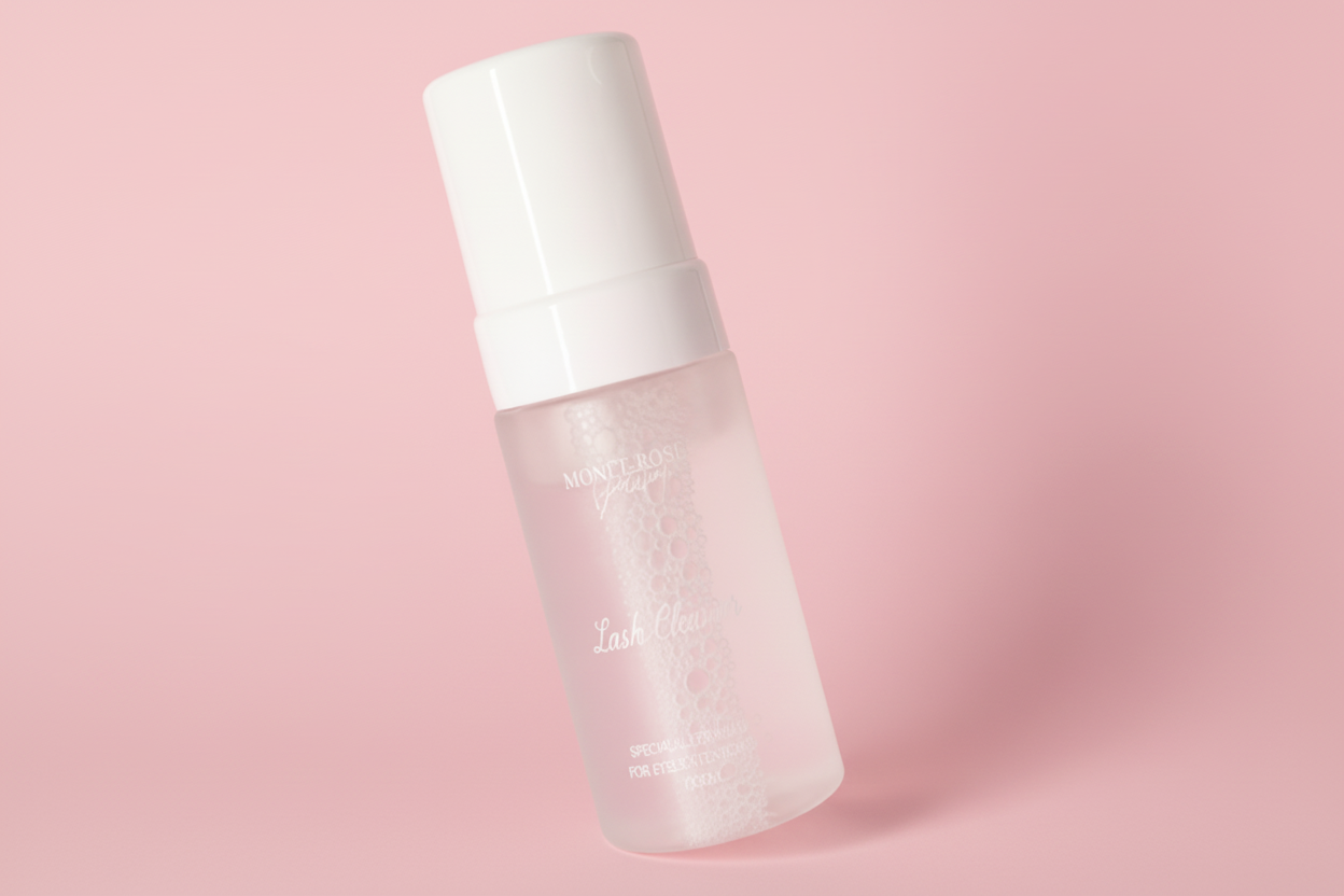 Monet Rose Foam Lash Cleanser 100ml