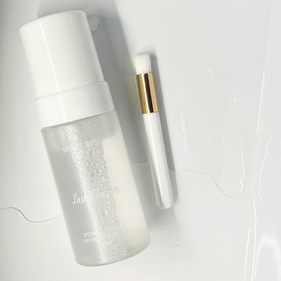 Monet Rose - Foam Lash Cleanser & Brush, 100ml