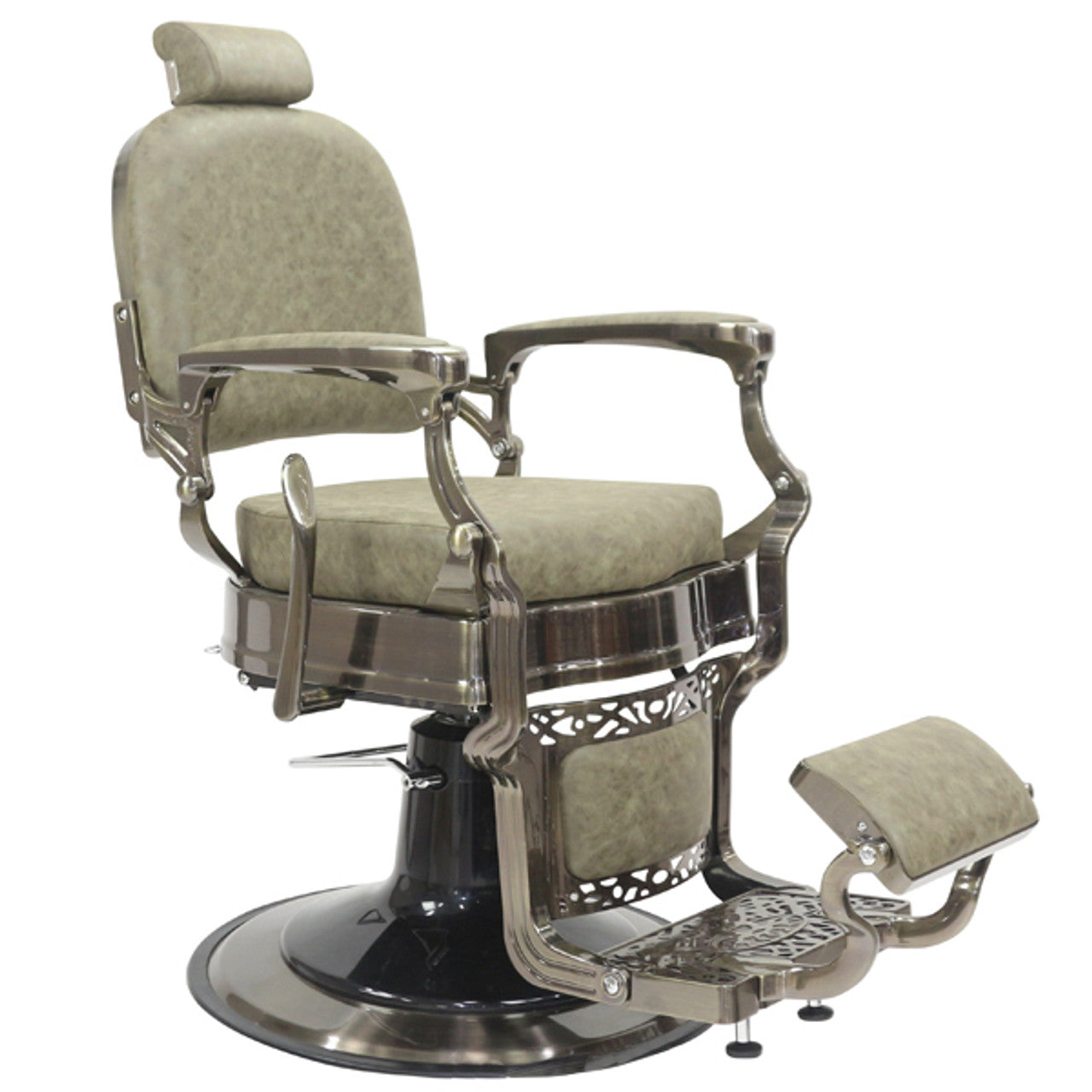 Havana Barber Chair Tan/chrome