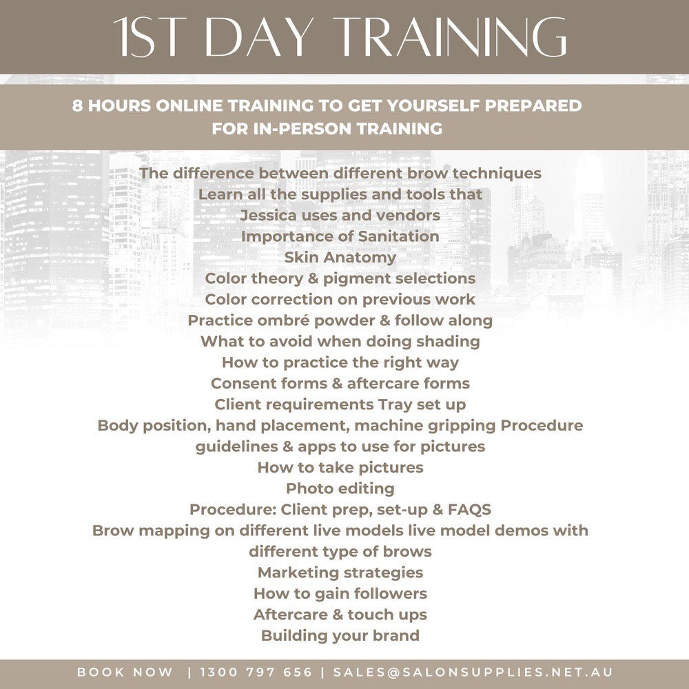 3 Day  Brow Advance Masterclass