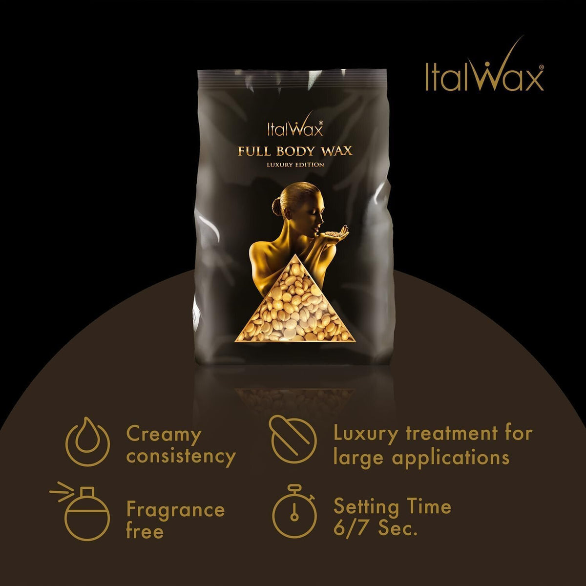 Italwax – Hard Wax Full Body Wax 1kg