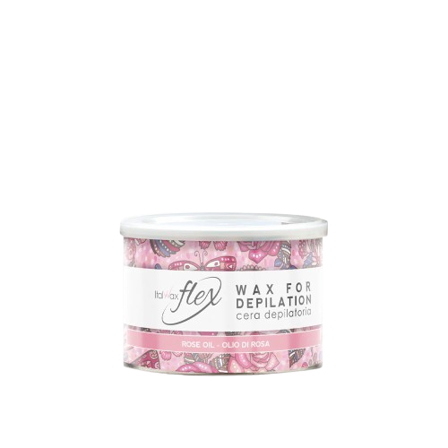 Italwax - Rose Oil Flex Wax Tin 400ml