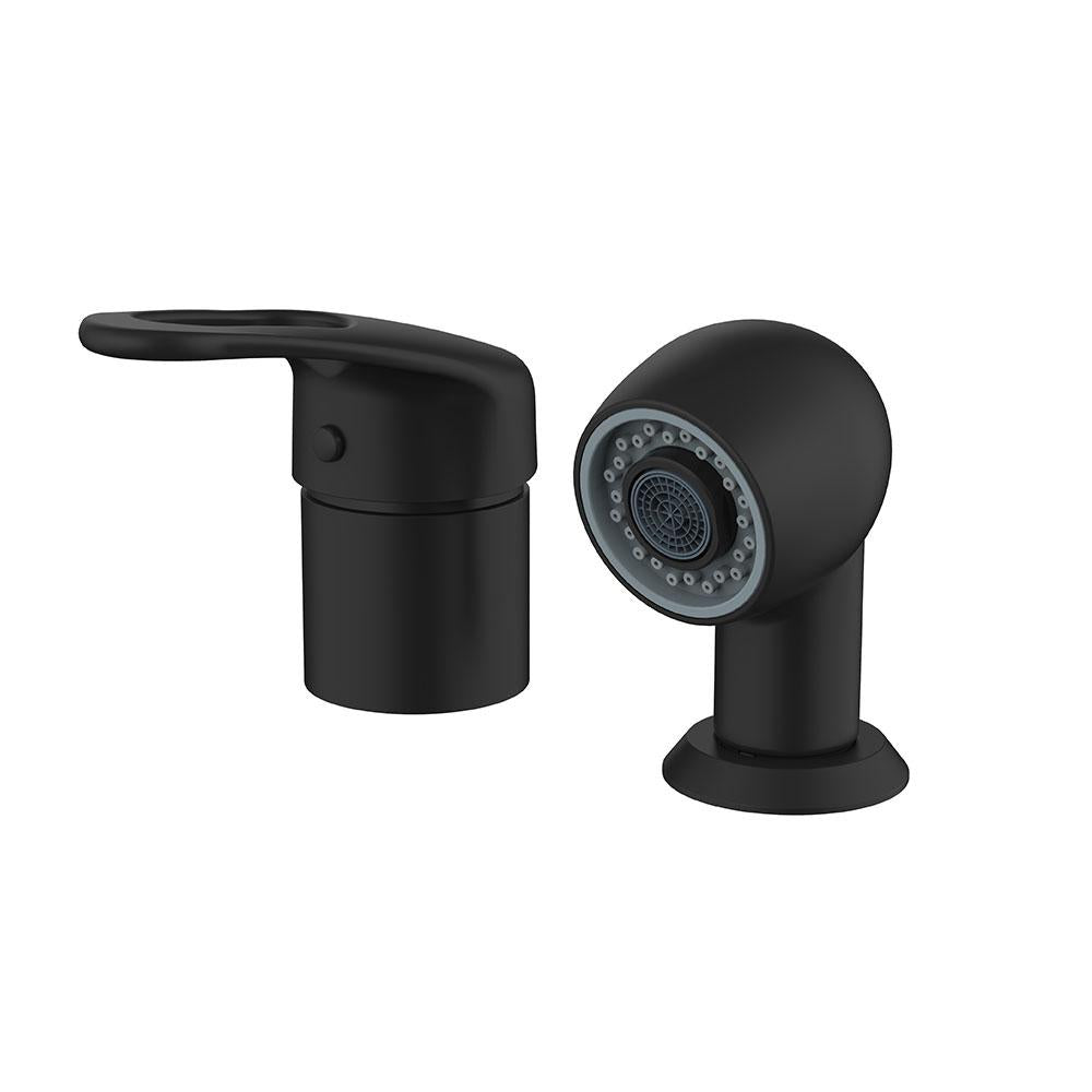 Modern Black Basin Mixer Set