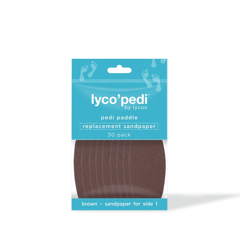 Lycon Pedi Paddle- Replacement Sandpaper 30pk