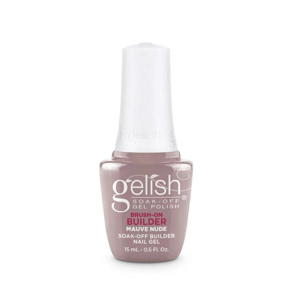 Gelish Soak Off Brush on Builder Gel 15ml- Mauve Nude