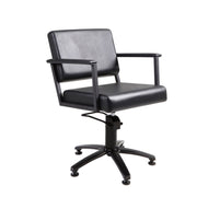 Pheobe Styling Chair - Black- 5 Star Base