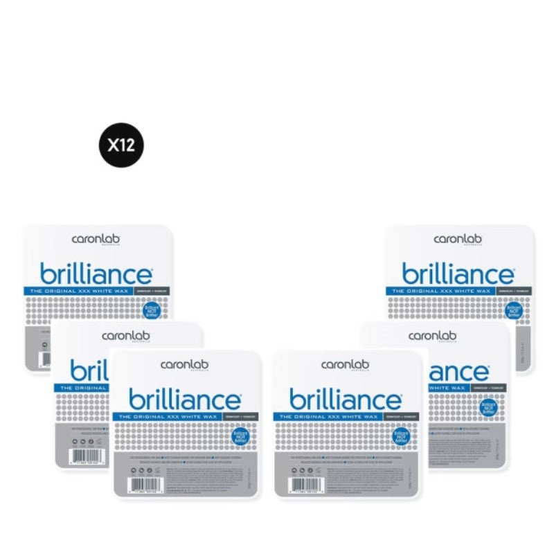 Bulk Buy Caron Brilliance Hot Wax Tray 500g X12