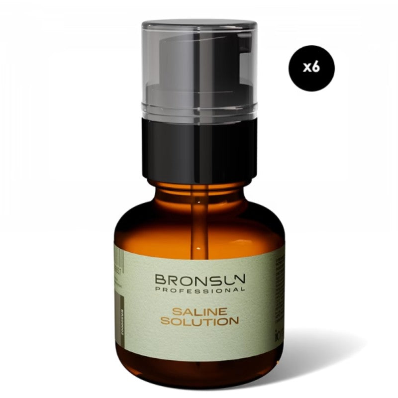 Bulk Buy Bronsun Eyelash & Eyebrow Saline Solution 50ml (new) x6