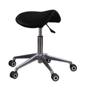 Beauty Plus Black Saddle Stool