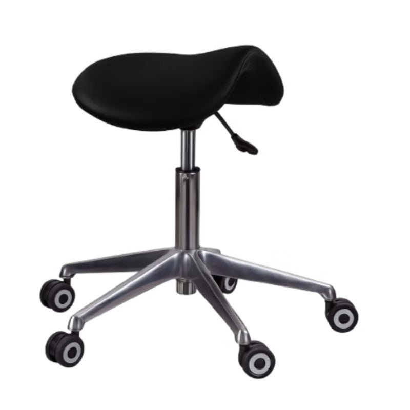 Beauty Plus Black Saddle Stool