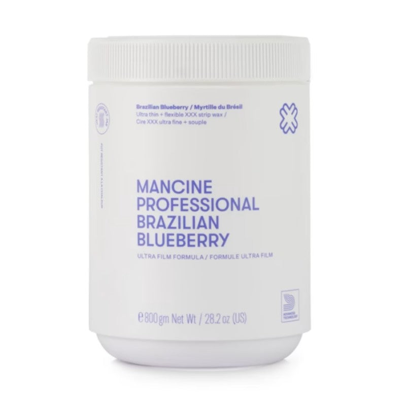 Mancine Ultrafilm Strip Wax: Brazilian Blueberry 800g